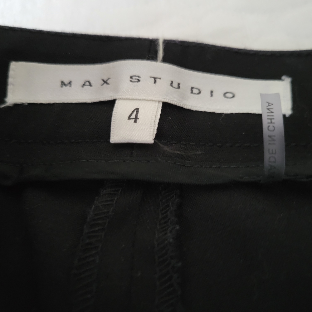 Max Studio Classic Black Pants